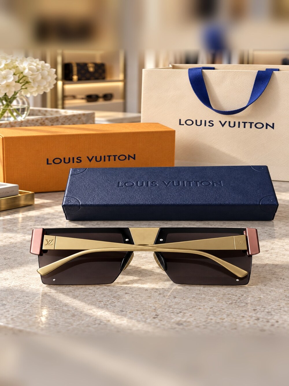 Louis Vuitton Square Shield Sunglasses - Picture 6 of 6